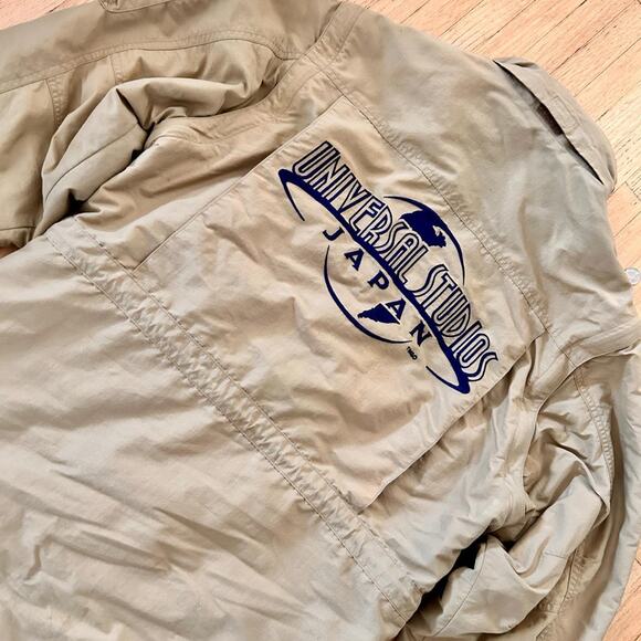 90s Universal Studios Japan Tactical Jacket Multi pocket Utility Men's Small - Picture 2 of 12